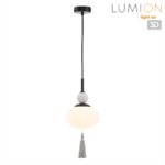 8273/1A NEOCLASSI черный/серый/белый, металл/керамика/стекло Подвес Е14 1*40W 220V GLORIYA — изображение 2