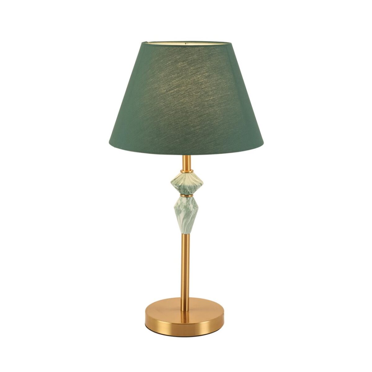 8275/1T CLASSI латунь/зеленый, металл/керамика/ткань Настольная лампа Е14 1*40W 220V VERMONT — изображение 5