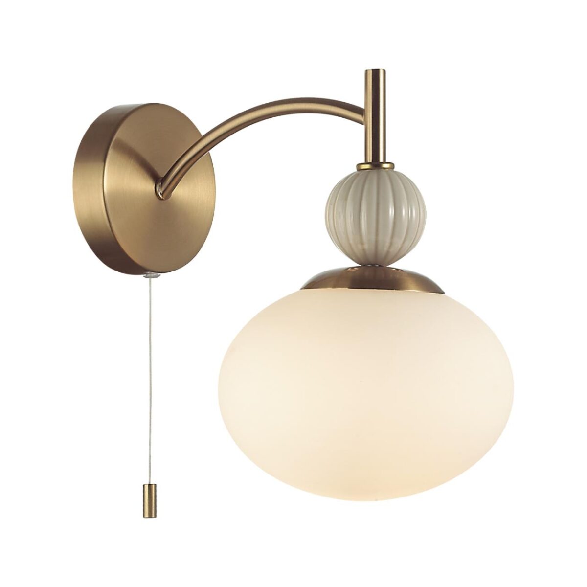 8272/1W NEOCLASSI латунь/бежевый/белый, металл/керамика/стекло Бра Е14 1*40W 220V GLORIYA — изображение 5