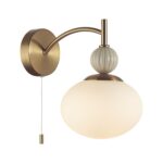 8272/1W NEOCLASSI латунь/бежевый/белый, металл/керамика/стекло Бра Е14 1*40W 220V GLORIYA — изображение 5
