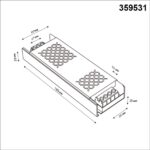 359531 DRIVE NT25 000 никель Драйвер IP20 300W 48V — изображение 3