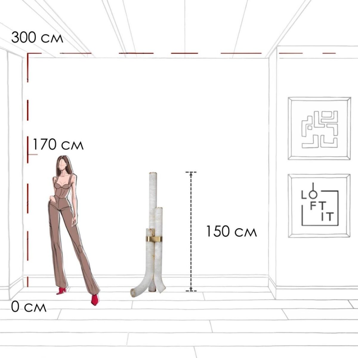 10412F Торшер LOFT IT Sumatra — изображение 8
