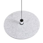 8295/11AL LEDIO черный/светло-серый/темно-серый, металл/фетр/акрил Подвес LED 11W 3000K 220V FELTA — изображение 4
