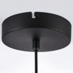 737527 Подвес EMISFERO 8W LED 250LM G ЧЕРНЫЙ/ПРОЗРАЧНЫЙ+ЯНТАРЬ 3000K — изображение 2