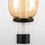 737527 Подвес EMISFERO 8W LED 250LM G ЧЕРНЫЙ/ПРОЗРАЧНЫЙ+ЯНТАРЬ 3000K — изображение 4