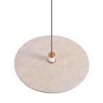 8296/11AL LEDIO черный/бежевый/бурый, металл/фетр/акрил Подвес LED 11W 3000K 220V FELTA — изображение 4