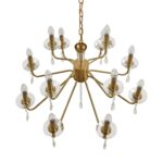 8319/12 CLASSI шампань/прозрачный, металл/хрусталь Люстра E14 12*40W 220V SEVERINA — изображение 6