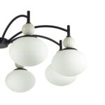 8273/8C NEOCLASSI черный/серый/белый, металл/керамика/стекло Люстра потолочная Е14 8*40W 220V GLORIYA — изображение 9