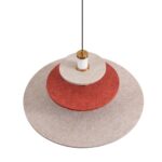 8296/14AL LEDIO черный/бежевый/бурый, металл/фетр/акрил Подвес LED 14W 3000K 220V FELTA — изображение 4