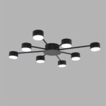 8344/8C COMFI черный, металл Люстра GX53 LED 8*7W 220V TORINA — изображение 4