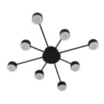 8344/8C COMFI черный, металл Люстра GX53 LED 8*7W 220V TORINA — изображение 6