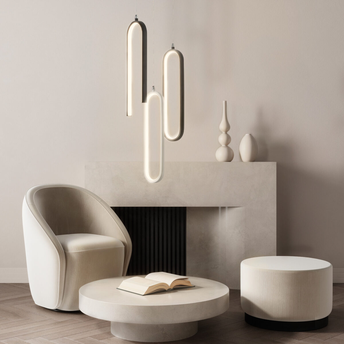 749007 Люстра SATURNO LED 9W 720LM ЧЕРНЫЙ 3000K — изображение 2