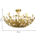 4735-6C, потолочный светильник, D650xH370, 6xE14x40W, excluded — изображение 2