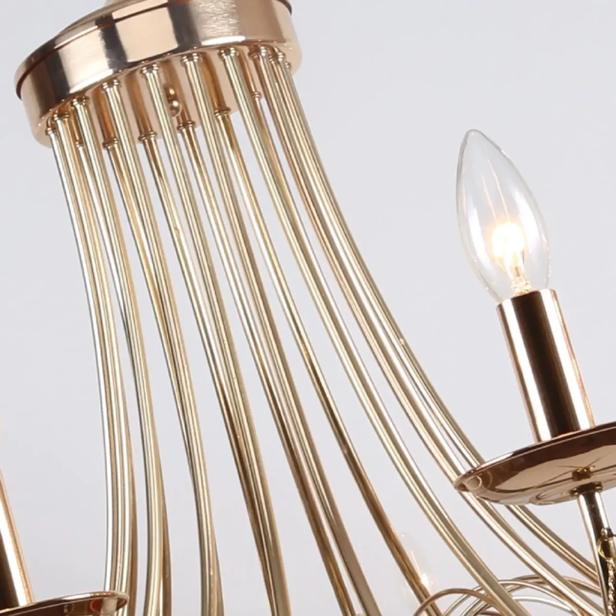 2591-18P, подвесная люстра, D1400xH700/2700, 18xE14x40W, excluded — изображение 5