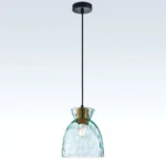 806114 Подвес NUBELLA 1х12W (led) E27 ЧЕРНЫЙ/БРОНЗА/ГОЛУБОЙ — изображение 3