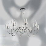 758084 Люстра подв. DIAFANO 8х40W G9 ХРОМ/ПРОЗРАЧНЫЙ — изображение 8