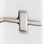 805620 Светильник настенный QUBICA 2х40W E14 НИКЕЛЬ/БЕЛЫЙ — изображение 2