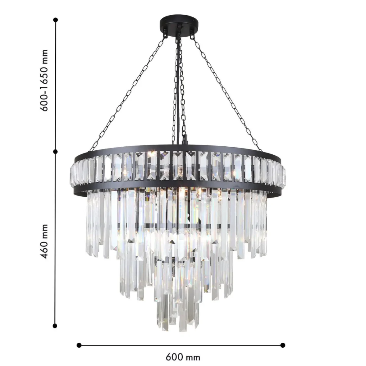 4731-12P, подвесная люстра, D600xH600/1650, 12xE14x40W, excluded — изображение 2