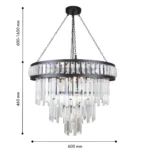 4731-12P, подвесная люстра, D600xH600/1650, 12xE14x40W, excluded — изображение 2