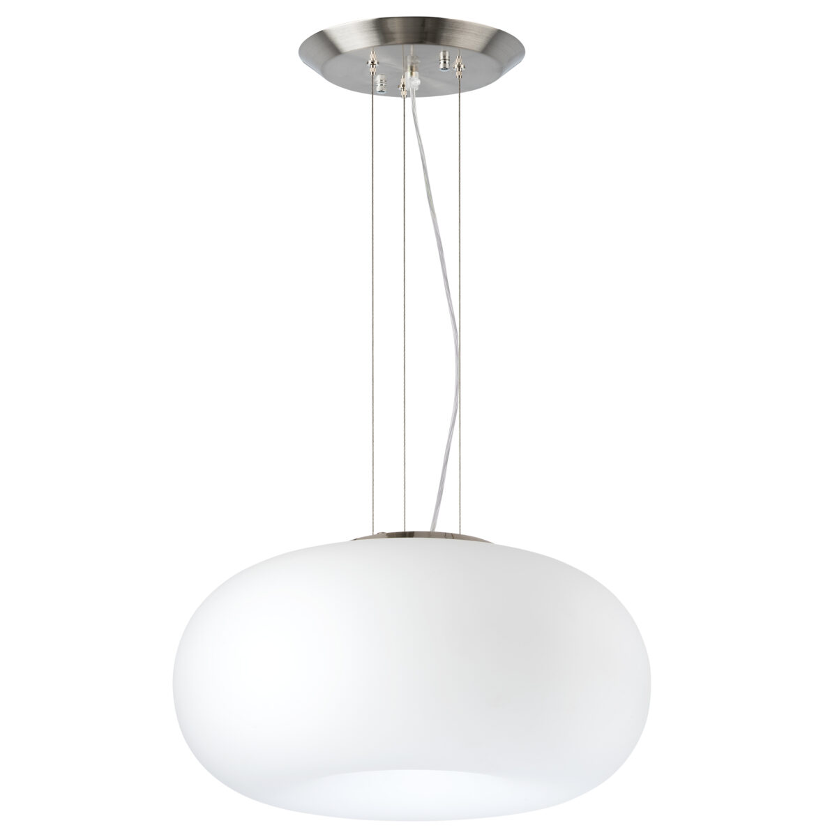 801040 2КОР! Люстра MERINGE 3х40W E27 ХРОМ/БЕЛЫЙ — изображение 1