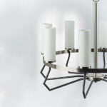 723085 Люстра FLUME 8х40W E14 ЧЕРНЫЙ МАТОВЫЙ/НИКЕЛЬ — изображение 2