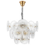 799083 Люстра RETRO 8х8W (led) E14 ЛАТУНЬ/ПРОЗРАЧНЫ — изображение 12