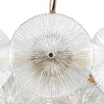 799083 Люстра RETRO 8х8W (led) E14 ЛАТУНЬ/ПРОЗРАЧНЫ — изображение 7