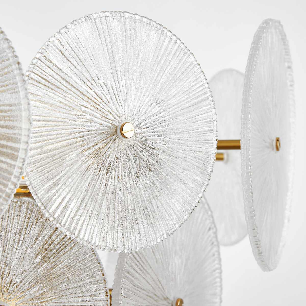 799083 Люстра RETRO 8х8W (led) E14 ЛАТУНЬ/ПРОЗРАЧНЫ — изображение 11