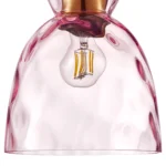 806112 Подвес NUBELLA 1х12W (led) E27 ЧЕРНЫЙ/БРОНЗА/РОЗОВЫЙ — изображение 5