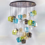 796289 Люстра CARAMELLO LED 28х6W 2700LM КОФЕЙНЫЙ/МУЛЬТИКОЛОР 3000K — изображение 2