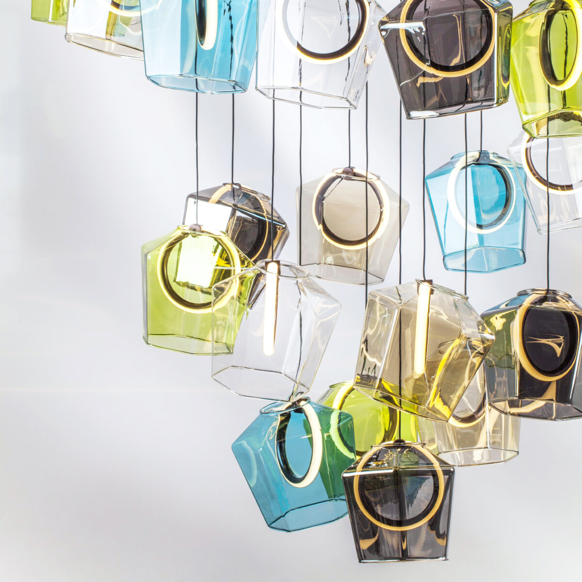 796289 Люстра CARAMELLO LED 28х6W 2700LM КОФЕЙНЫЙ/МУЛЬТИКОЛОР 3000K — изображение 9