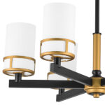 731067 Люстра CERO 6х40W E14 ЧЕРНЫЙ/ЗОЛОТО/БЕЛЫЙ — изображение 5