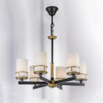 731067 Люстра CERO 6х40W E14 ЧЕРНЫЙ/ЗОЛОТО/БЕЛЫЙ — изображение 9