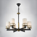 731067 Люстра CERO 6х40W E14 ЧЕРНЫЙ/ЗОЛОТО/БЕЛЫЙ — изображение 12