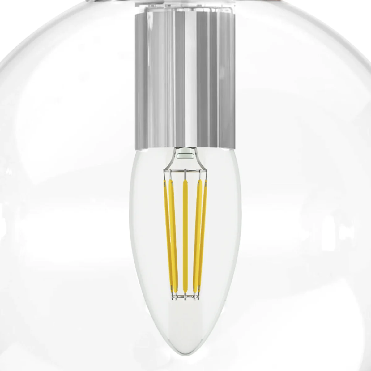 801004 Люстра SFERETTA E27 1х6W (led) E27 ХРОМ/ПРОЗРАЧНЫЙ — изображение 5