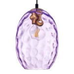 806128 Подвес NUBELLA 1х12W (led) E27 ЧЕРНЫЙ/БРОНЗА/ФИОЛЕТОВЫЙ — изображение 3