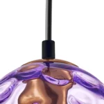 806128 Подвес NUBELLA 1х12W (led) E27 ЧЕРНЫЙ/БРОНЗА/ФИОЛЕТОВЫЙ — изображение 4