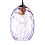 806128 Подвес NUBELLA 1х12W (led) E27 ЧЕРНЫЙ/БРОНЗА/ФИОЛЕТОВЫЙ — изображение 6