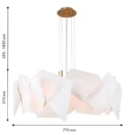 4725-8P, подвесная люстра, D800xH450/1850, 8*E14*40W, excluded — изображение 2