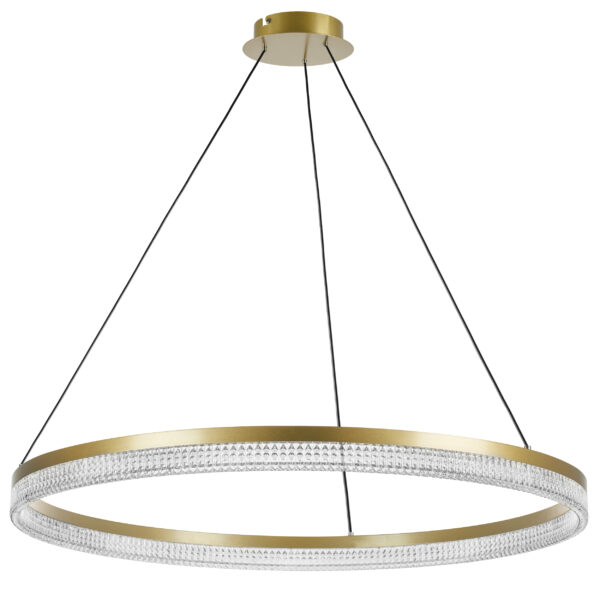 736181 Люстра ROTONDA 51W LED 2808LM 180G ЛАТУНЬ 3000K