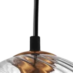 806130 Подвес NUBELLA 1х12W (led) E27 ЧЕРНЫЙ/БРОНЗА/ПРОЗРАЧНЫЙ — изображение 6