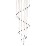 757361 Люстра CONE LED 180W 9000LM КОФЕЙНЫЙ/БЕЛЫЙ/ПРОЗРАЧНЫЙ 3000K — изображение 3