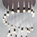 757361 Люстра CONE LED 180W 9000LM КОФЕЙНЫЙ/БЕЛЫЙ/ПРОЗРАЧНЫЙ 3000K — изображение 6