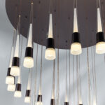 757361 Люстра CONE LED 180W 9000LM КОФЕЙНЫЙ/БЕЛЫЙ/ПРОЗРАЧНЫЙ 3000K — изображение 7