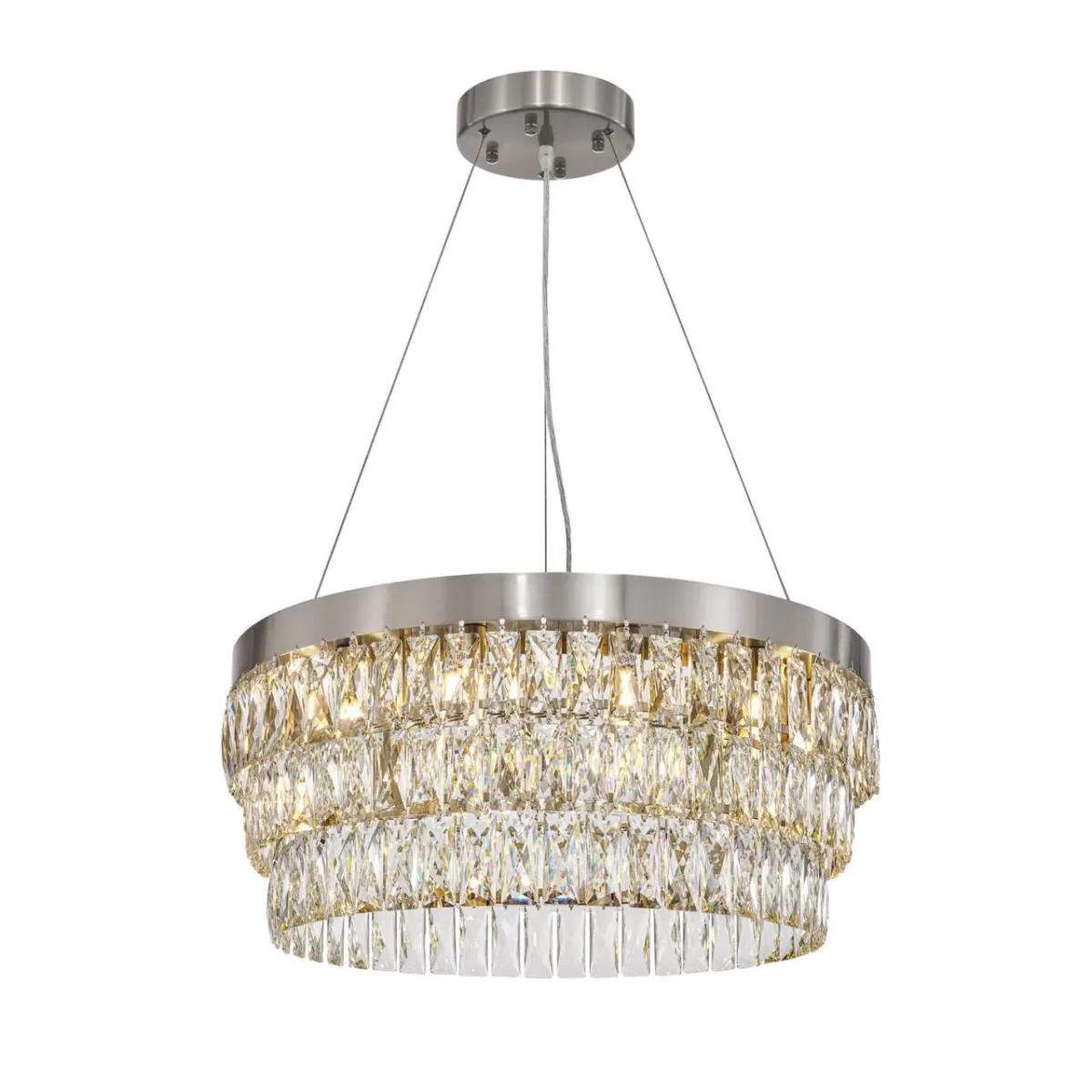 4715-12P, Подвесная люстра, D600xH260/1760, 12xG9x40W, excluded — изображение 1