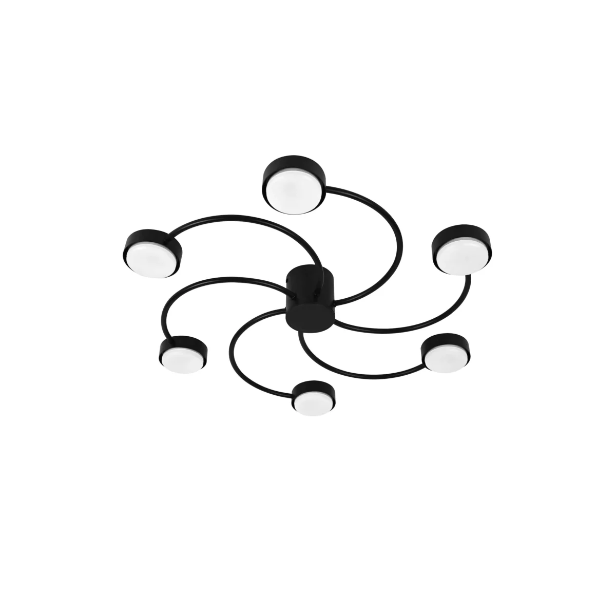 74c427a725a211f080c0c81f66f678af_8840b686b34211f080c4c81f66f678af 740067 Люстра FICO 6х12W GX53 ЧЕРНЫЙ — изображение 1