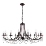 2590-18P, подвесная люстра, D1400xH700/2700, 18xE14x40W, excluded — изображение 2