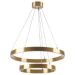 748113 Люстра SATURNO LED 60W 4400LM 70G ЗОЛОТО 3000-6000K