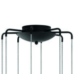 L8T747247 Люстра TUBO LED 40W 2560LM 25G ЧЕРНЫЙ 4000K (574737+747247 (8шт) — изображение 2