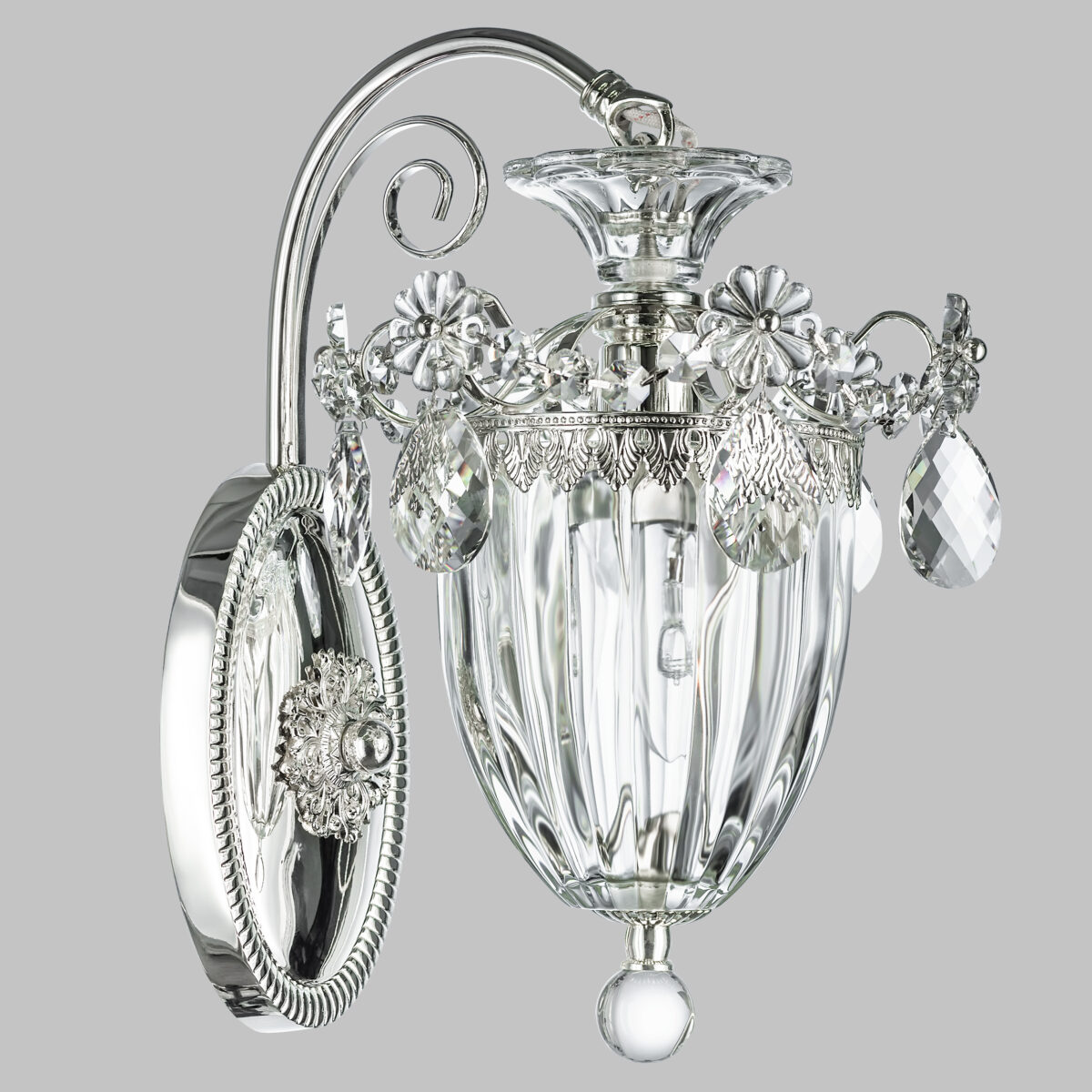 790614 Бра SCHON 1x60W E14 Silver — изображение 2